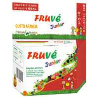 Confezione di Fruvè Junior, integratore alimentare per bambini in grado di rafforzare le difese immunitarie