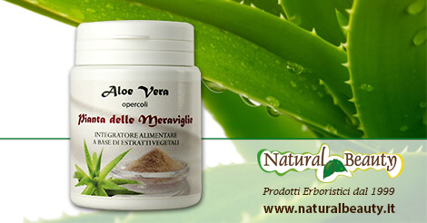 Aloe Vera Organica Estratto in Opercoli - Natural Beauty